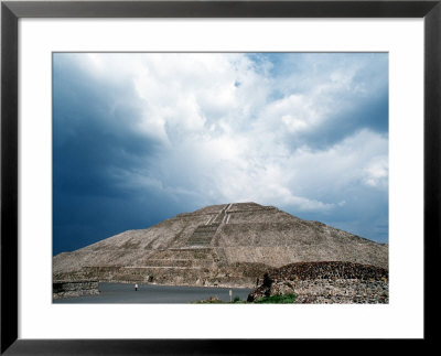 Great Pyramid Of The Sun At Teotihuacan Aztec Ruins, Mexico by Russell Gordon Pricing Limited Edition Print image