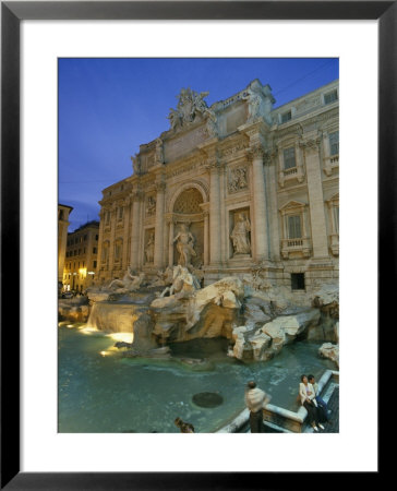 View At Dusk Of The Trevi Fountain In The Piazza Di Trevi by Richard Nowitz Pricing Limited Edition Print image