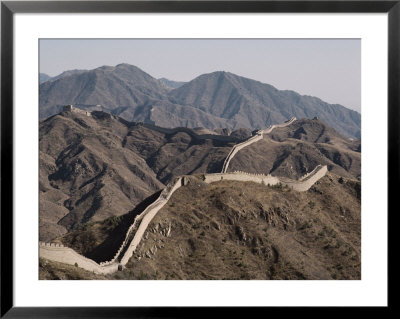 The Great Wall Snakes Over The Peaks And Gorges Of The Jundu Mountains by Dean Conger Pricing Limited Edition Print image