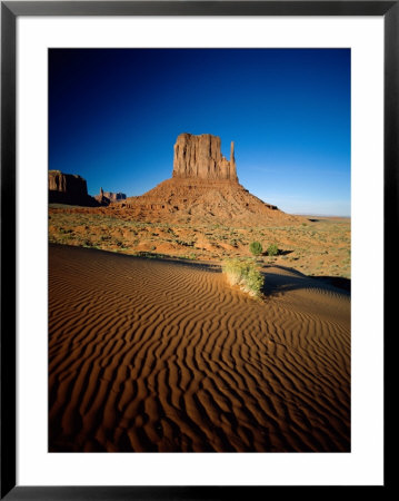 Monument Valley And Sand Dunes, Arizona, Usa by Steve Vidler Pricing Limited Edition Print image