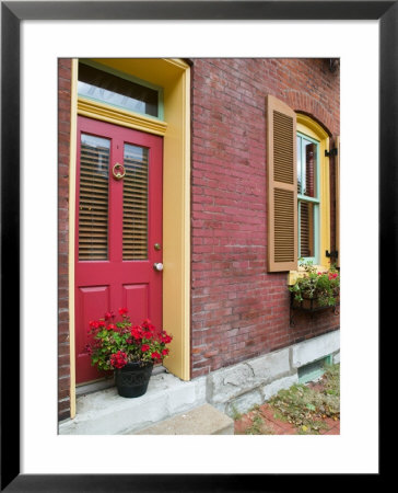 French Quarter Residential Building Detail, Soulard, St. Louis, Missouri, Usa by Walter Bibikow Pricing Limited Edition Print image