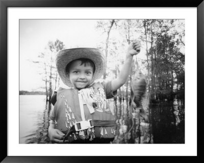 Boy With Fish by Kevin Leigh Pricing Limited Edition Print image