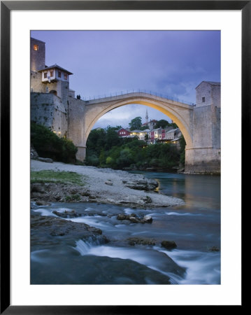 The Old Bridge, Mostar, Bosnia And Herzegovina by Walter Bibikow Pricing Limited Edition Print image