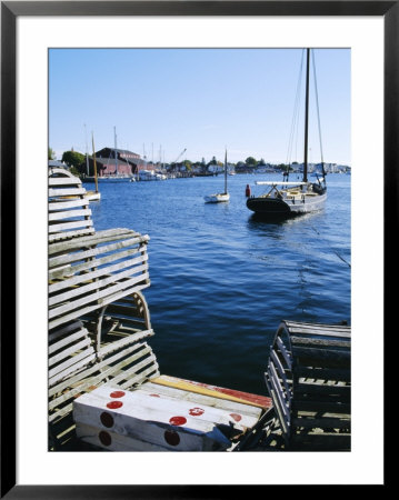 Lobster Traps, Living Maritime Museum, Mystic Seaport, Connecticut, Usa by Fraser Hall Pricing Limited Edition Print image