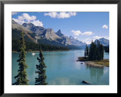Maligne Lake, Rocky Mountains, Alberta, Canada by Hans Peter Merten Pricing Limited Edition Print image