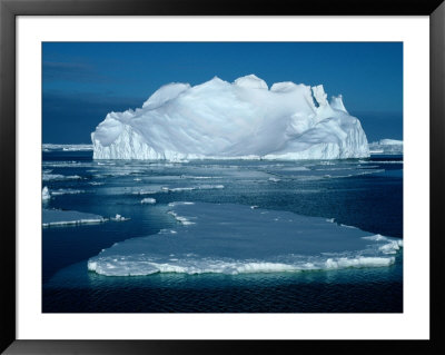 Ice Floes (Free Floating Pieces Of Ice) And Iceberg, Antarctica by Chester Jonathan Pricing Limited Edition Print image