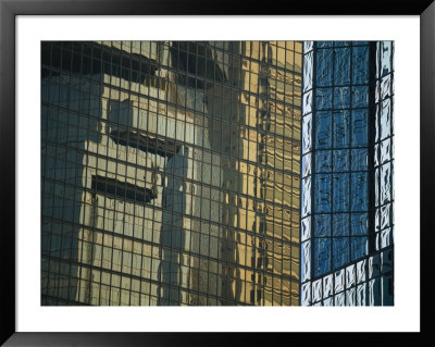 Reflections In Office Buildings With Glass And Other Shiny Exteriors by Eightfish Pricing Limited Edition Print image