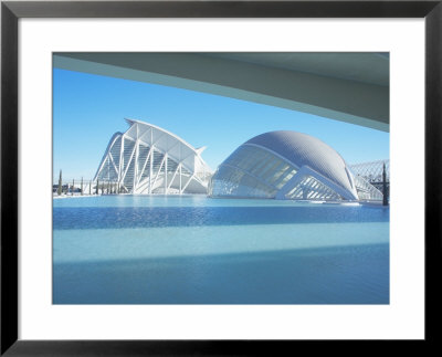 Hemisferic And Principe Felipe Science Museum, City Of Arts And Sciences, Valencia, Spain by Marco Simoni Pricing Limited Edition Print image