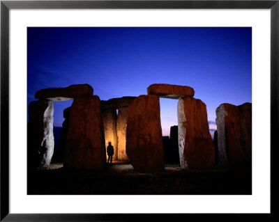 Twilight View Of The Famous Ruin Of Stonehenge by Richard Nowitz Pricing Limited Edition Print image