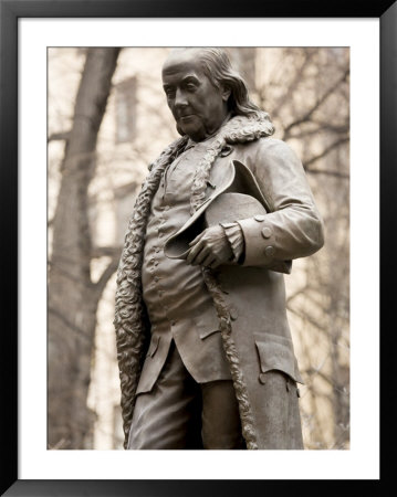 Statue Of Ben Franklin In Boston, Massachusetts by Tim Laman Pricing Limited Edition Print image