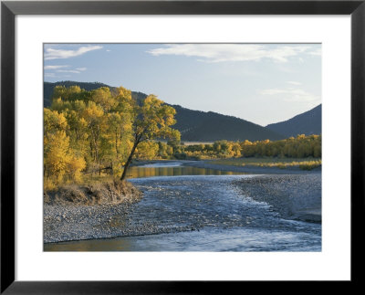 A Scenic View Of The Yellowstone River With Absaroka Range Backdrop by Tom Murphy Pricing Limited Edition Print image