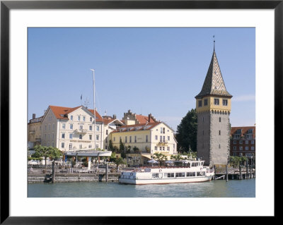 Harbour, Lindau, Lake Constance (Bodensee), Bavaria, Germany by Brigitte Bott Pricing Limited Edition Print image