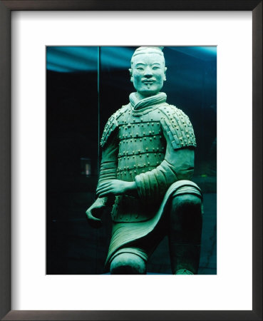 Life Size Terracotta Statue Kneeling Archer, Xi'an, Shaanxi, China by Krzysztof Dydynski Pricing Limited Edition Print image