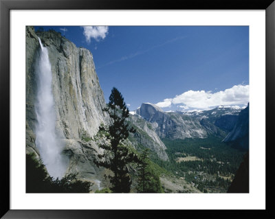 Upper Yosemite Falls Cascades Down The Sheer Granite Walls Of Yosemite Valley by Robert Francis Pricing Limited Edition Print image