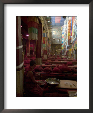 Main Prayer Hall, Samye Monastery, Tibet, China by Ethel Davies Pricing Limited Edition Print image