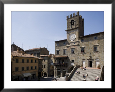 Municipal House Of Cortona, Tuscany, Italy by Angelo Cavalli Pricing Limited Edition Print image