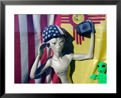 Alien With Camera, Roswell, New Mexico, Usa by Walter Bibikow Pricing Limited Edition Print image