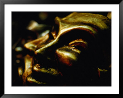 Detail Of Carnival Masks For Sale, Venice, Italy by Damien Simonis Pricing Limited Edition Print image