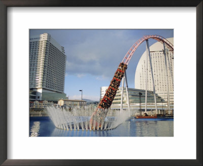 Funfair Rollercoaster, Minato Mirai, Yokohama, Japan by Chris Kober Pricing Limited Edition Print image