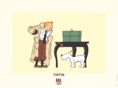 Present On The Table by Herge (Georges Remi) Pricing Limited Edition Print image
