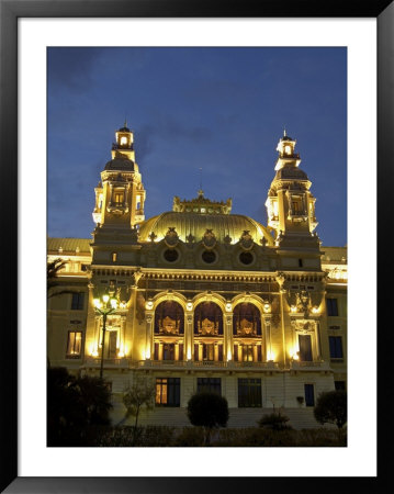 Casino, Monte Carlo, Principality Of Monaco, Cote D'azur, Mediterranean, Europe by Sergio Pitamitz Pricing Limited Edition Print image