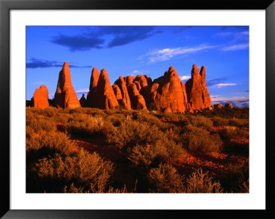 Eroded Sandstone Pinnacles And Fins, Arches National Park, Utah, Usa by Gareth Mccormack Pricing Limited Edition Print image