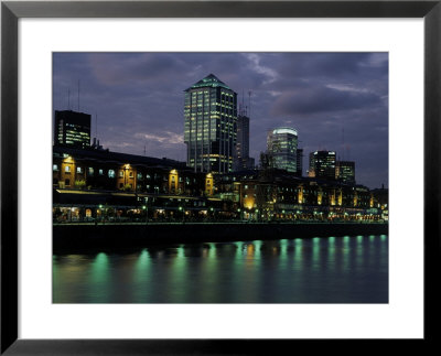 Puerto Madero, Buenos Aires, Argentina At Night by Walter Bibikow Pricing Limited Edition Print image