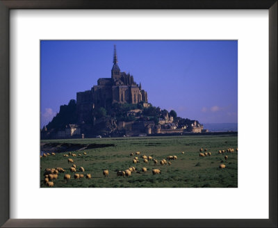 Morning With Flock Of Sheep, Normandy by Walter Bibikow Pricing Limited Edition Print image