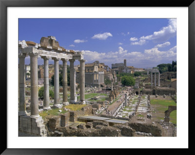 View Across The Roman Forum, Rome, Lazio, Italy, Europe by John Miller Pricing Limited Edition Print image