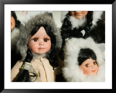 Alaska Sealife Center, Eskimo Dolls, Seward, Kenai Peninsula, Alaska, Usa by Walter Bibikow Pricing Limited Edition Print image