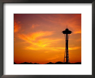 The Space Needle, Seattle, Washington, Usa by Lawrence Worcester Pricing Limited Edition Print image