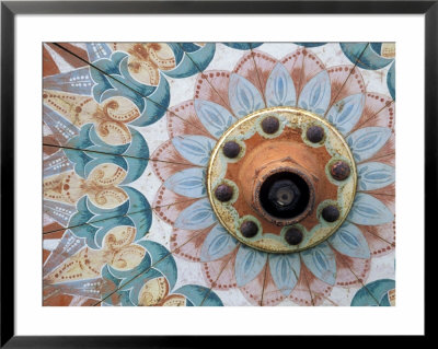Hand-Painted Oxcart Wheel, Costa Rica by Darrell Gulin Pricing Limited Edition Print image
