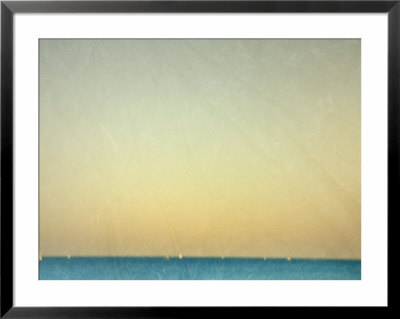 Sailboats Under Pearl Sky by Robert Cattan Pricing Limited Edition Print image