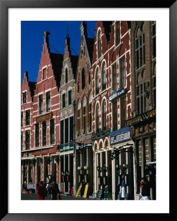 Guild Houses On Markt, Bruges, Belgium by Martin Moos Pricing Limited Edition Print image