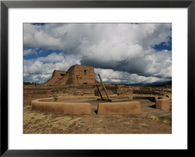 View Of The Kiva And Church At Pecos National Historical Park by Ira Block Pricing Limited Edition Print image