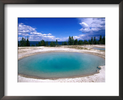 Blue Funnel Spring At West Thumb Geyser Basin, Yellowstone National Park, Usa by John Elk Iii Pricing Limited Edition Print image