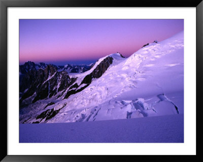 Twilight At Taconaz Neve, Chamonix Valley, Rhone-Alpes, France by Gareth Mccormack Pricing Limited Edition Print image