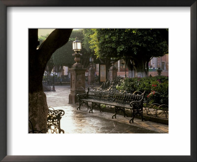 Early Morning, El Jardin, San Miguel De Allende, Mexico by Inger Hogstrom Pricing Limited Edition Print image