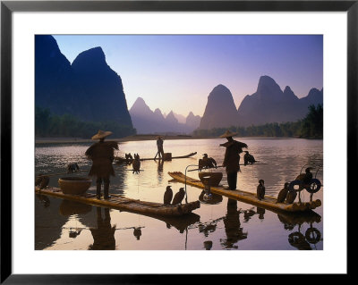 Cormorant, Fisherman, China by Peter Adams Pricing Limited Edition Print image