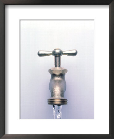 Water Coming Out Of A Faucet by Chris Rogers Pricing Limited Edition Print image