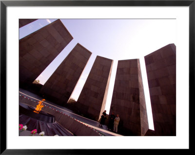 People At Genocide Memorial, Yerevan, Armenia by Stephane Victor Pricing Limited Edition Print image