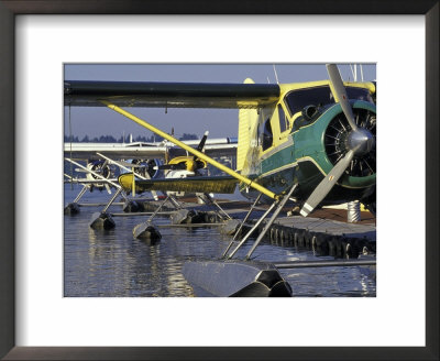 Seaplanes Docked On Lake Washington, Seattle, Washington, Usa by John & Lisa Merrill Pricing Limited Edition Print image