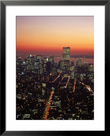 Aerial Of Midtown Nyc At Dusk, Ny by Barry Winiker Pricing Limited Edition Print image