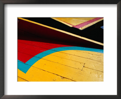 Detail Of Painted Boats In Xochimilco, Mexico City, Mexico by Jeffrey Becom Pricing Limited Edition Print image