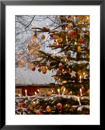 Christmastime At Tivoli Gardens, Copenhagen, Denmark by Keenpress Pricing Limited Edition Print image