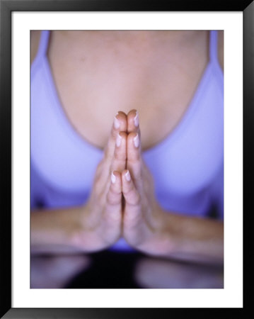 Close-Up Of Woman Doing Yoga by Elisa Cicinelli Pricing Limited Edition Print image