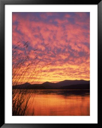 Sandpoint, Id, Sunset On Lake by Mark Gibson Pricing Limited Edition Print image