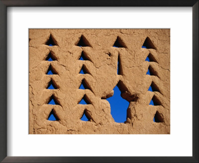 Architectural Feature Of Al Dir'aiyah Palace, Ancestral Home Of Al-Saud, Riyadh, Saudi Arabia by Tony Wheeler Pricing Limited Edition Print image