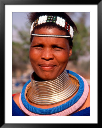 Portrait Of Ndembelle Woman, South Africa by Claudia Adams Pricing Limited Edition Print image