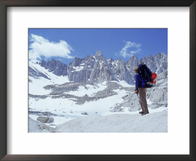 Man At Mt. Whitney, John Muir Wilderness, Ca by Cheyenne Rouse Pricing Limited Edition Print image